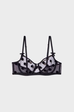 Soutien-gorge N.9 - Balconnet en tulle floqué;${refinementColor}