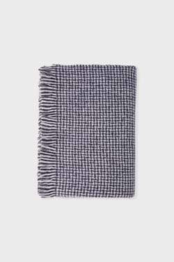 Houndstooth Pattern Scarf;${refinementColor}