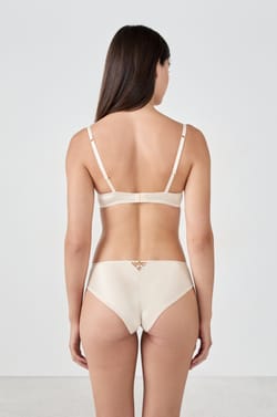 Soutien-gorge N.2 - Le push-up plongeant en broderie florale;${refinementColor}