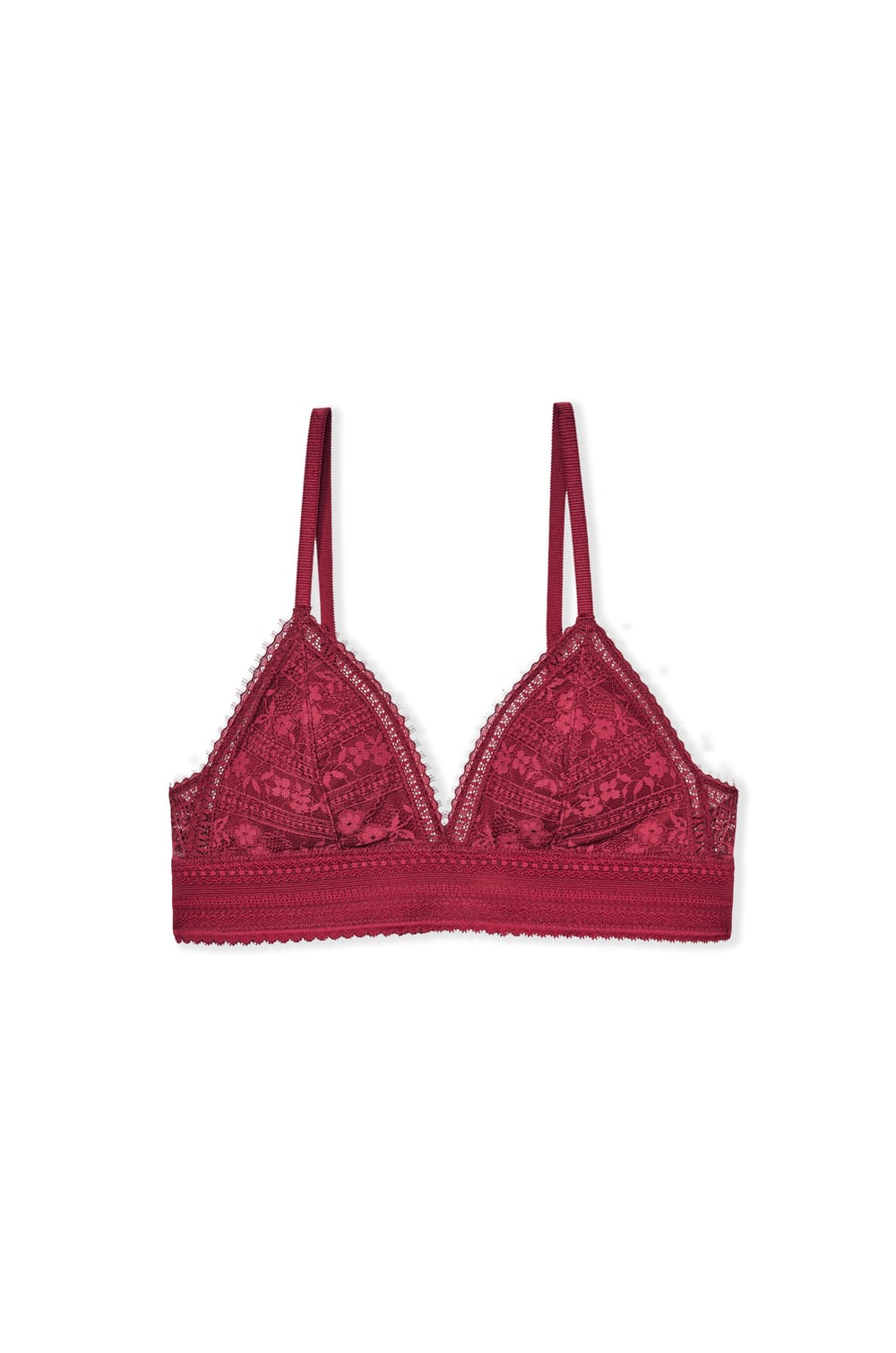 Soutien-gorge N.8 - Le triangle sans armatures en dentelle;${refinementColor}
