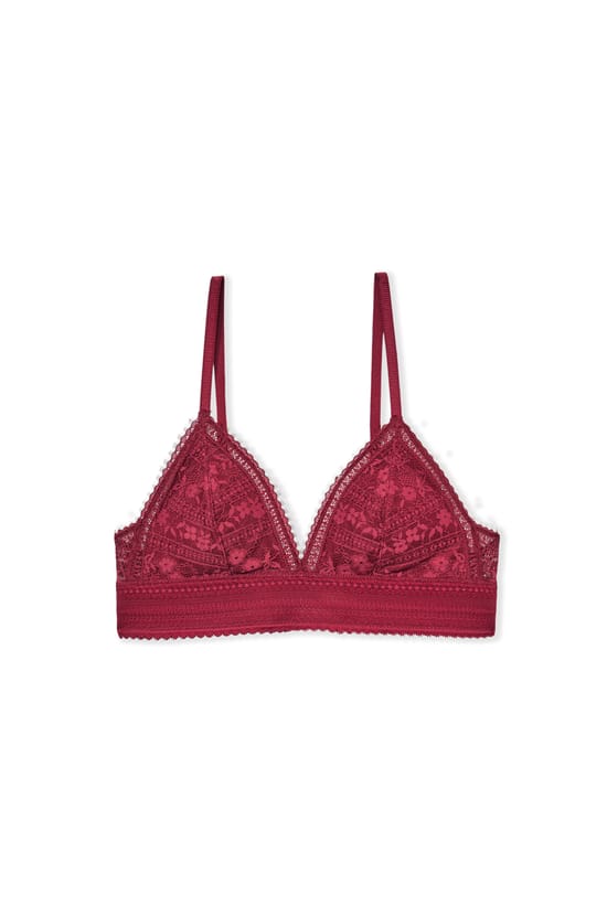 Soutien-gorge N.8 - Le triangle sans armatures en dentelle;${refinementColor}