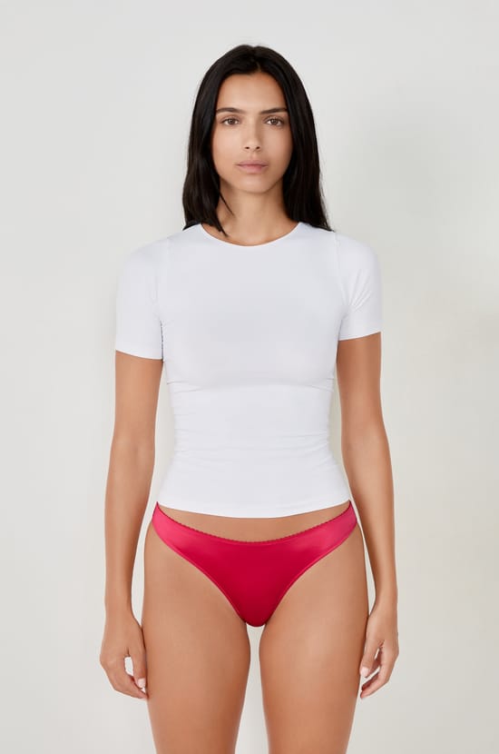 Microfibre Thong;${refinementColor}