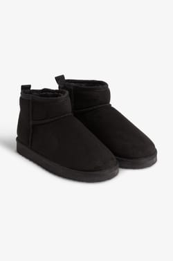 Lined Ankle Boot Slippers;${refinementColor}