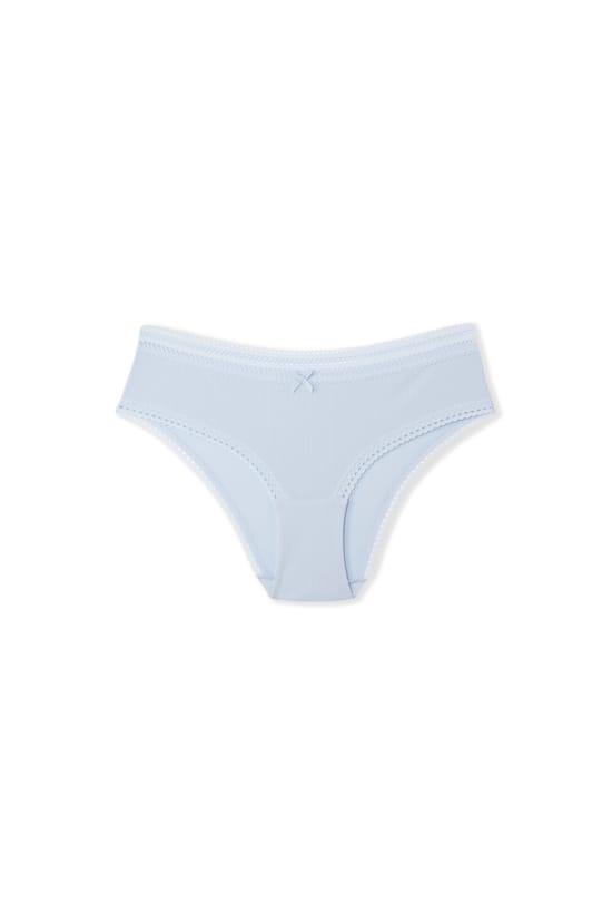 Shorty en microfibre d&eacute;tails dentelle;${refinementColor}
