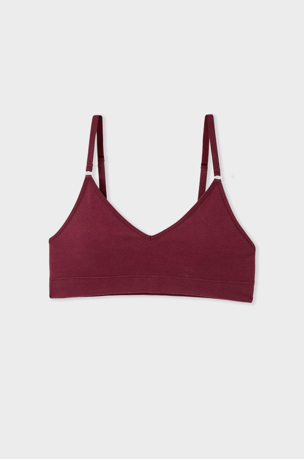 Soutien-gorge brassière sans coutures en coton biologique;${refinementColor}