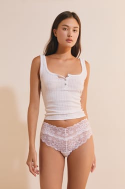 Lace V-shape Hipster;${refinementColor}