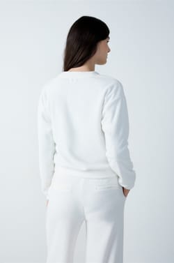 Granulated fleece sweatshirt;${refinementColor}