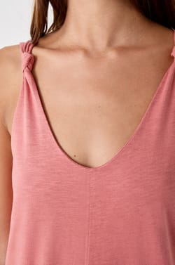 Loose Cotton Pajama Jumpsuit;${refinementColor}