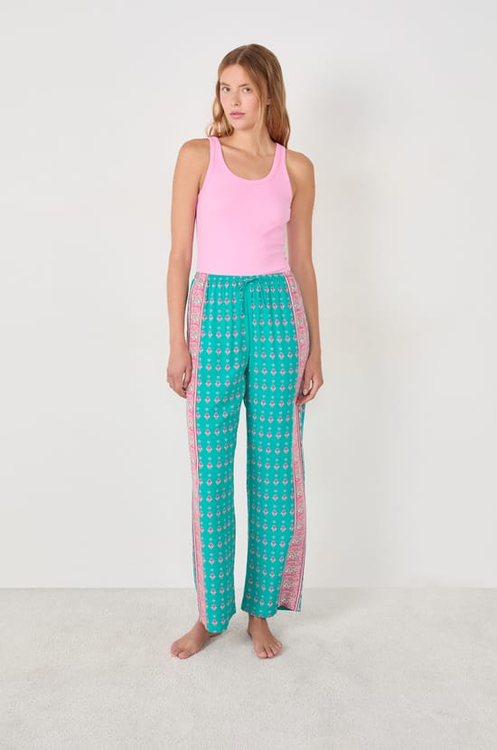 Pantalon de pyjama large;${refinementColor}