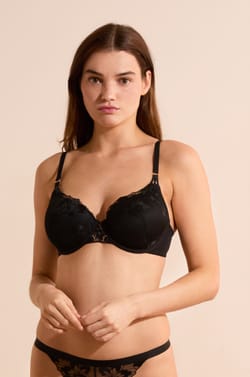 Soutien-gorge N.4 - Le coques fines en broderie florale;${refinementColor}