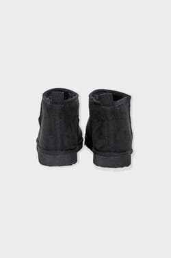 Fur-Lined Bootie Slippers;${refinementColor}