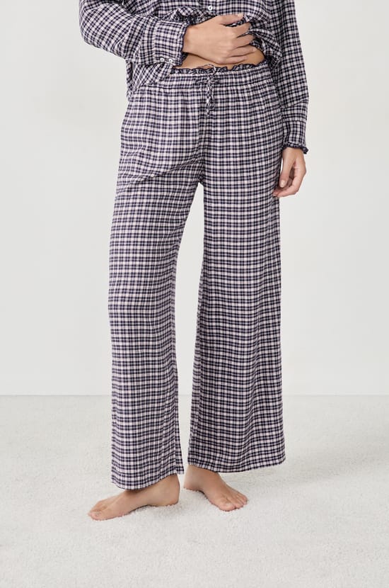 Pantalon de pyjama à carreaux;${refinementColor}