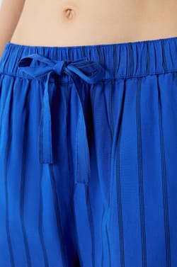 Pantalon de pyjama en coton à rayures;${refinementColor}
