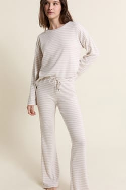 Pyjamabroek met strepen;${refinementColor}