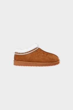 Chaussons mules effet velours;${refinementColor}