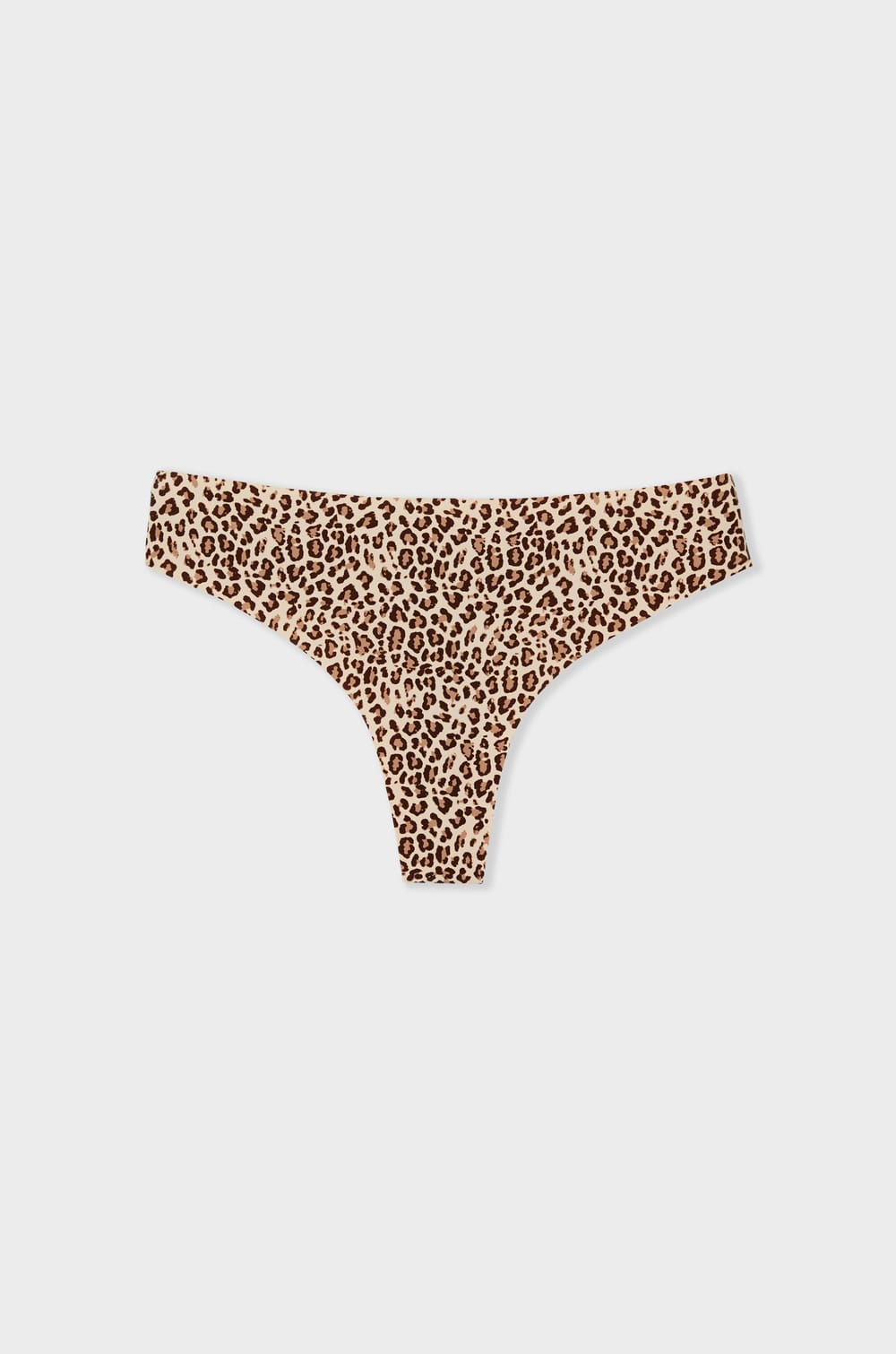 Printed microfibre thong;${refinementColor}