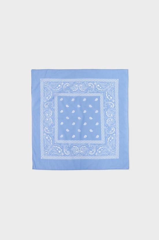 Foulard à motifs en coton;${refinementColor}