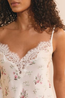 Caraco &agrave; motifs fleuris;${refinementColor}