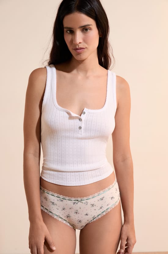 Hipster &agrave; motifs en coton;${refinementColor}