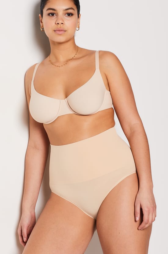High-Waist Shaping Brief - Medium Support;${refinementColor}
