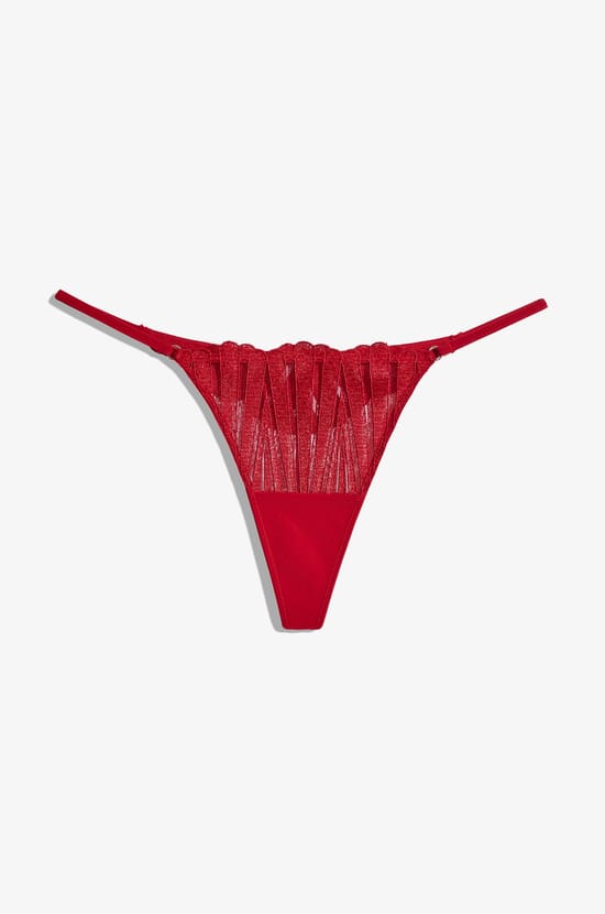 Lace Thong;${refinementColor}