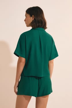 Camisa de pijama de manga corta;${refinementColor}