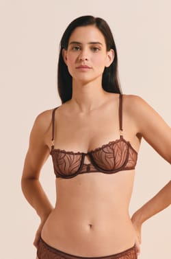 Sujetador N.9 - Balconnet con bordado floral;${refinementColor}
