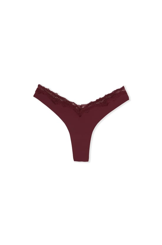 Tanga avec d&eacute;tail dentelle;${refinementColor}