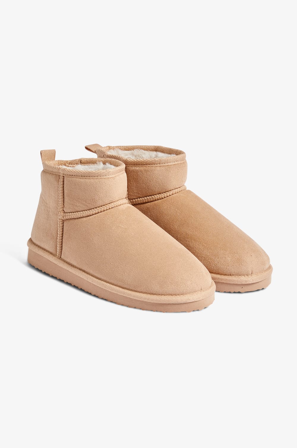 Lined Ankle Boot Slippers;${refinementColor}