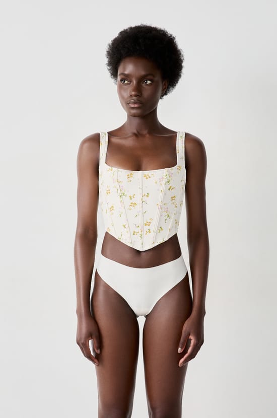 Floral Corset;${refinementColor}