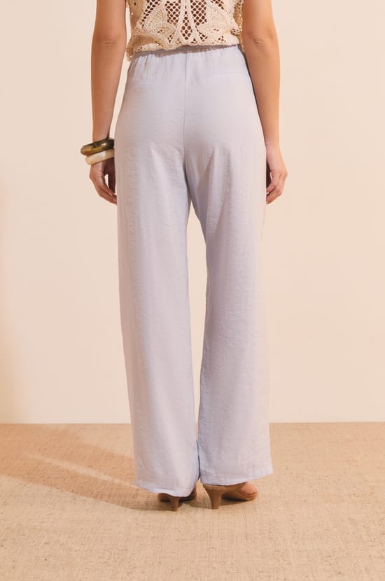 Pantalon fluide &eacute;lastiqu&eacute;;${refinementColor}