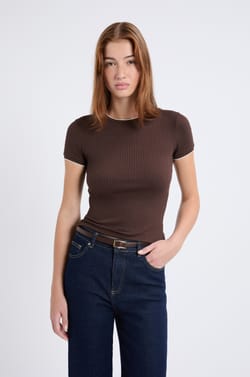 T-shirt manches courtes en coton;${refinementColor}