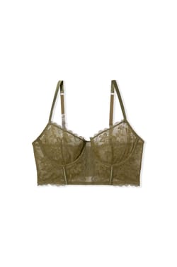 Soutien-gorge bustier en dentelle;${refinementColor}