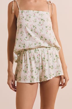 Short de pyjama &agrave; motifs croissants;${refinementColor}