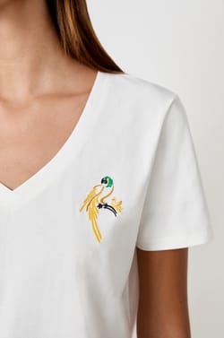 Short-sleeved cotton T-shirt;${refinementColor}