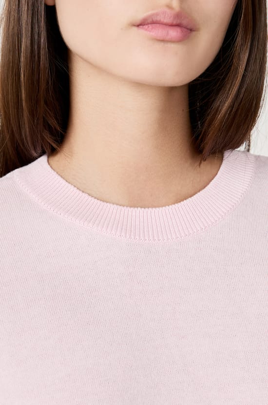 Short-sleeved sweater;${refinementColor}