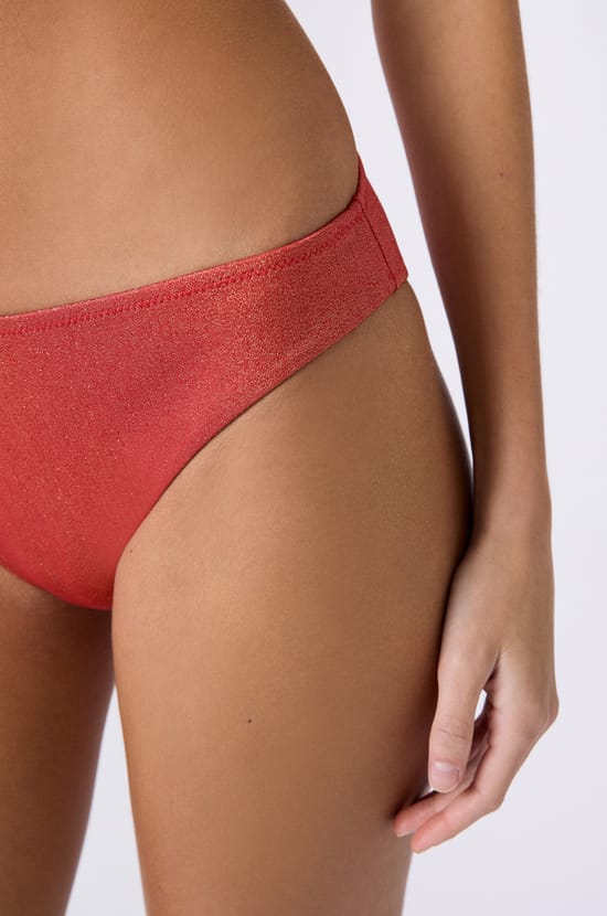 Culotte bikini bas de maillot irisé;${refinementColor}