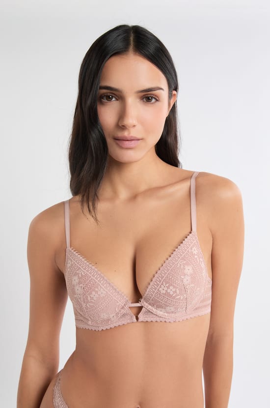 Beha N.2 - De diepe push-up in iriserend kant;${refinementColor}