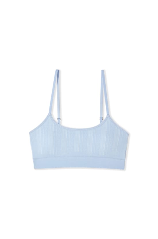 Bralette Bra in Pointelle;${refinementColor}