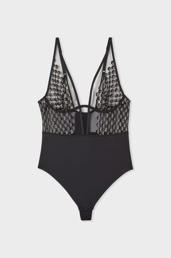Bodysuit with embroidery;${refinementColor}