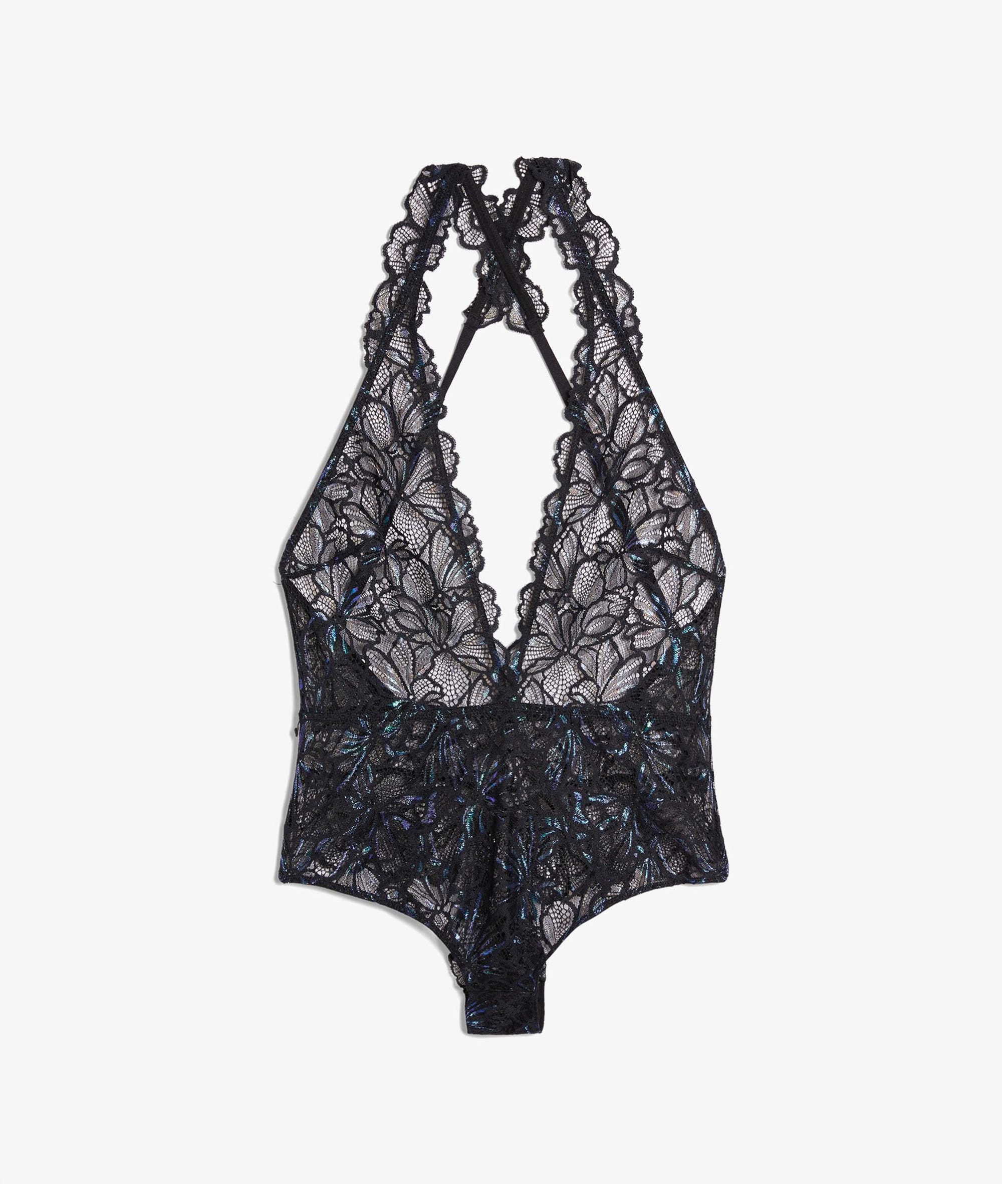 Iridescent Bodysuit - REFLET - NOIR - ETAM