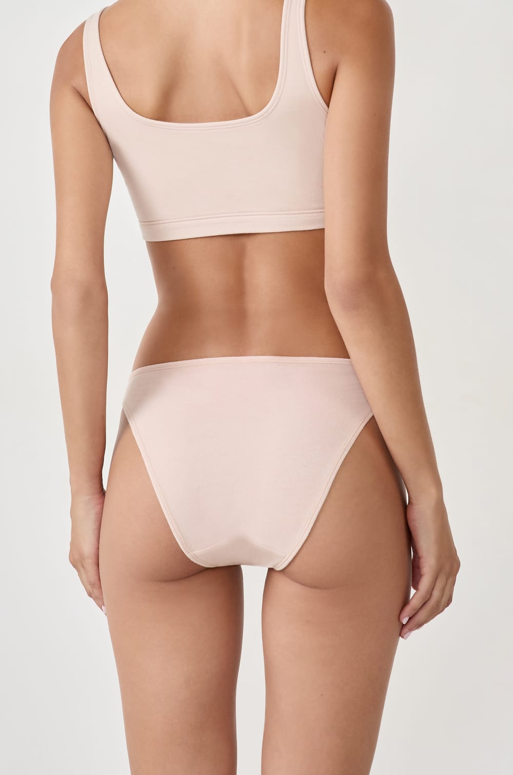 Culotte bikini en coton;${refinementColor}