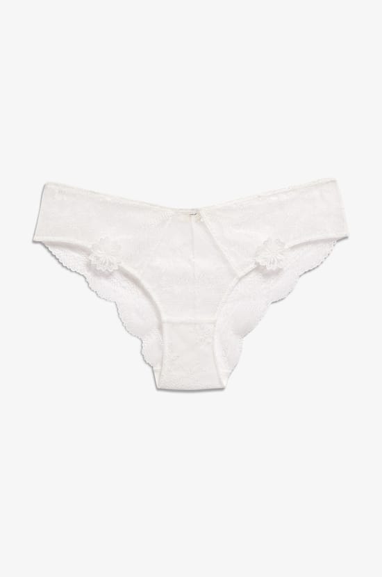 Embroidered Lace Boyshort;${refinementColor}