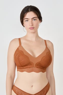 Wireless Triangle Bra;${refinementColor}