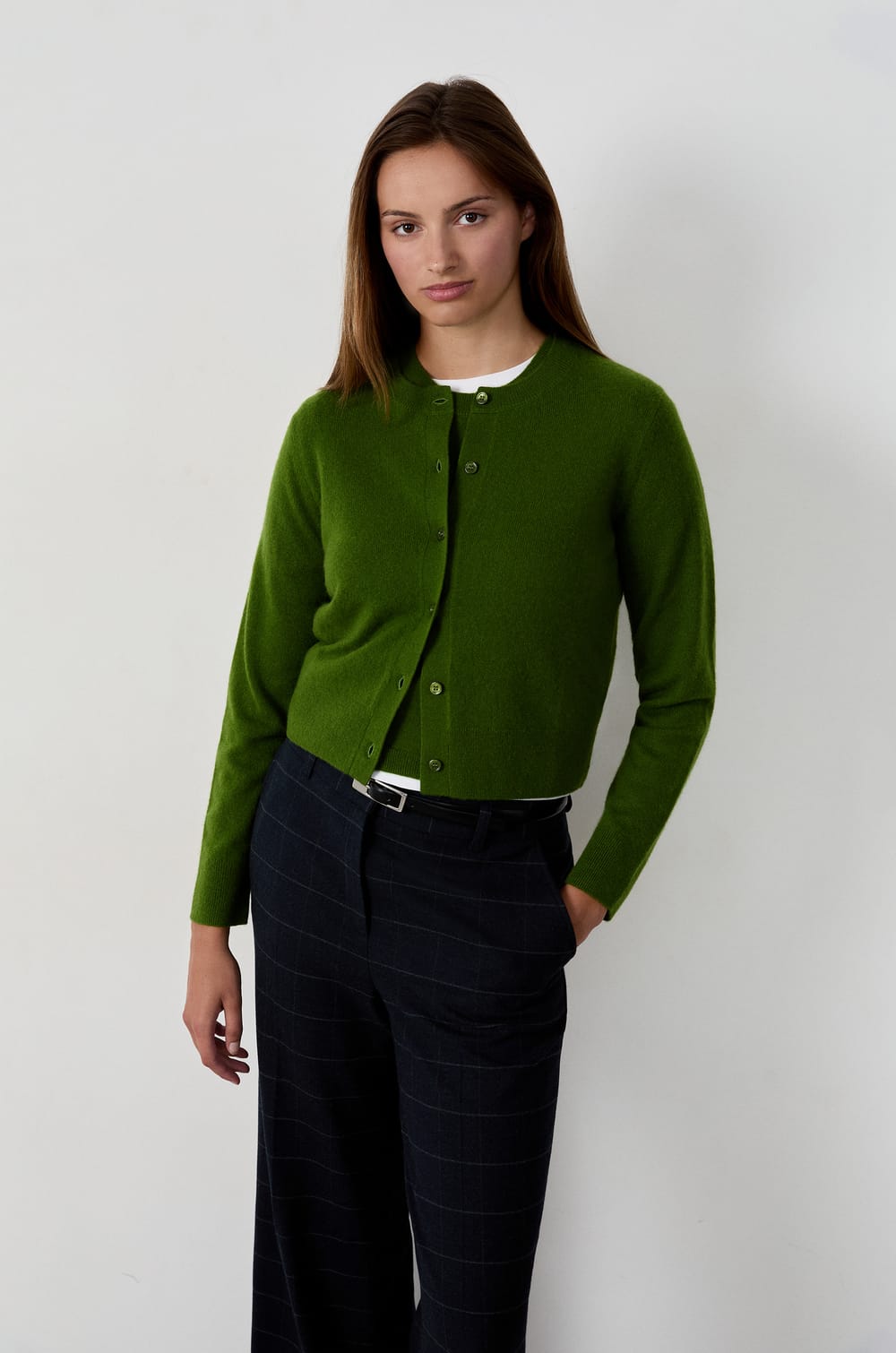 Suéter cárdigan con botones de cachemire;${refinementColor}