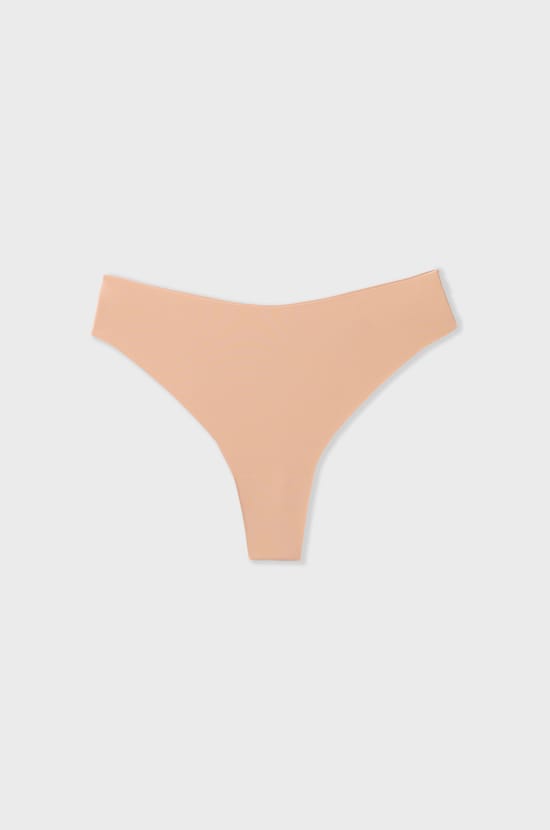 Tanga high leg en microfibre;${refinementColor}