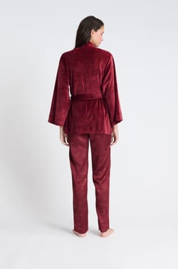 Pyjama 3 pièces satiné;${refinementColor}