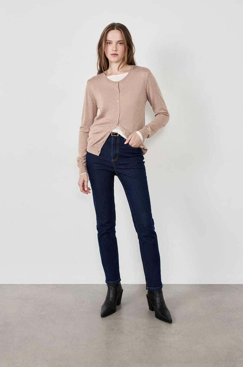 Wool Cardigan;${refinementColor}