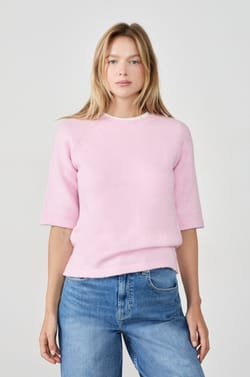 Pull manches courtes;${refinementColor}