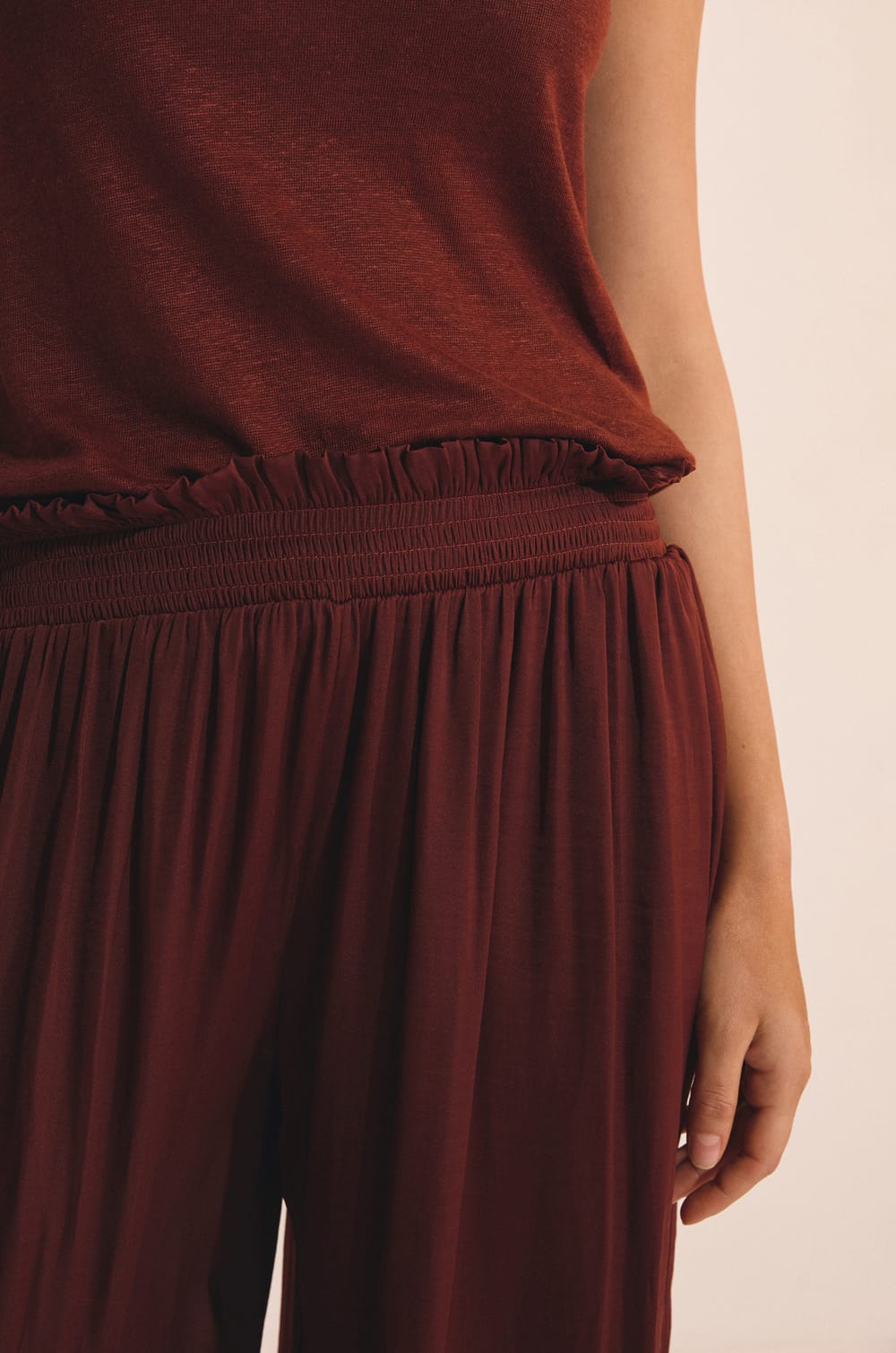 Pantalon de pyjama large;${refinementColor}